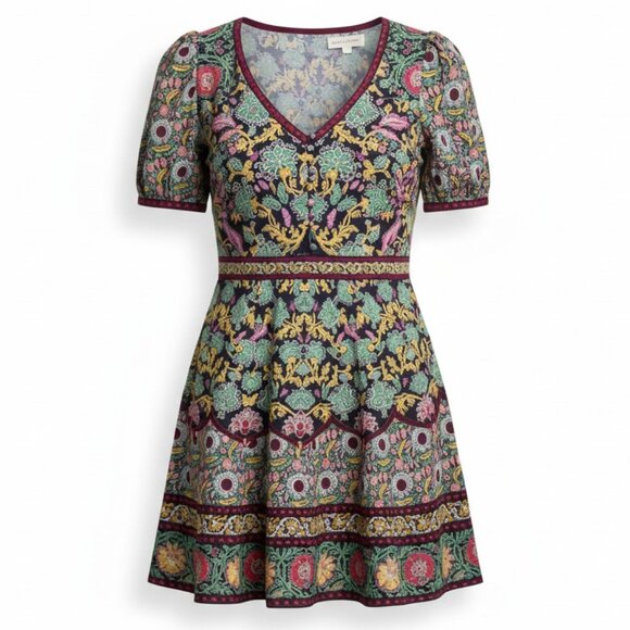 Alice + Olivia Dresses & Skirts - Alice & Olivia Dana Floral Print Crepe Mini Dress Size 6
